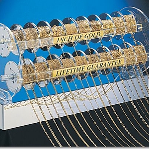 18kt Layered Chain-by-the-Inch